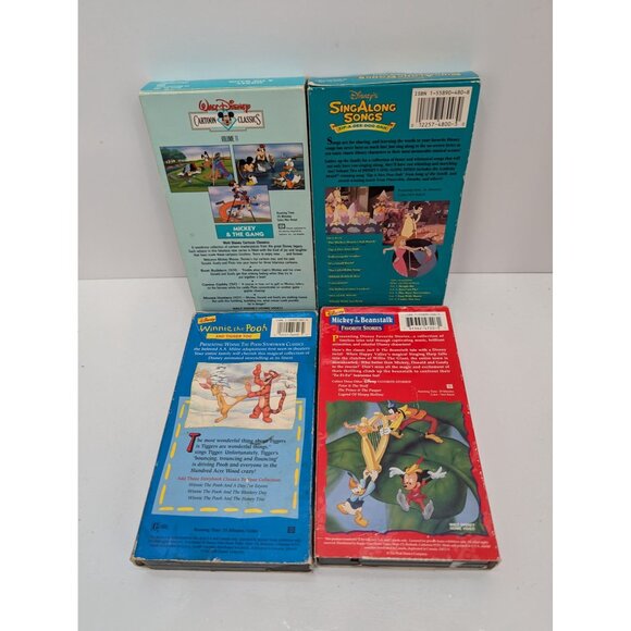 Disney VHS Tapes Cartoon Classics, Sing Along Songs, Winnie the Pooh, Mickey - Picture 6 of 6